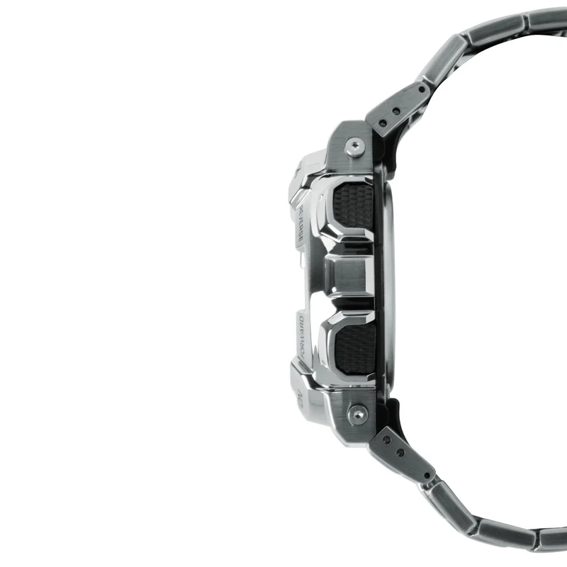 G-Shock Casio Full Metal Analog Digital Watch GM110, Silver, Steampunk.