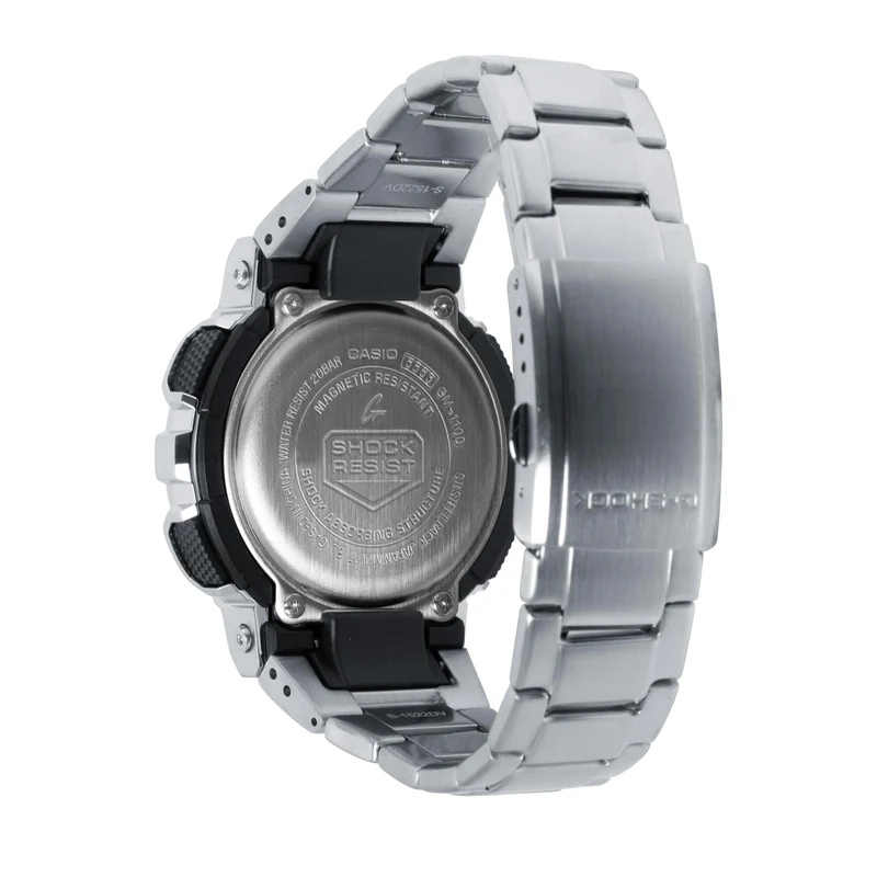 G-Shock Casio Full Metal Analog Digital Watch GM110, Silver, Steampunk.