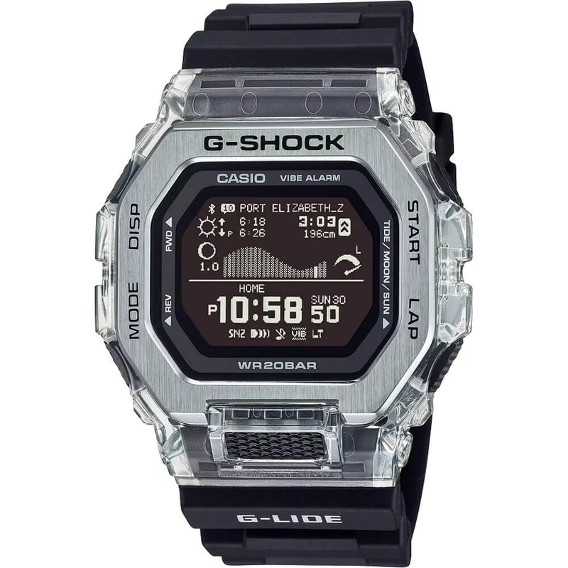 Casio G-Shock GBX100S-1 G-Lide Gleaming Wave Serie Uhr - Schwarz