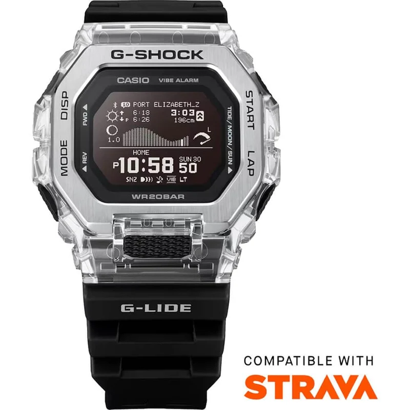 Casio G-Shock GBX100S-1 G-Lide Gleaming Wave Serie Uhr - Schwarz