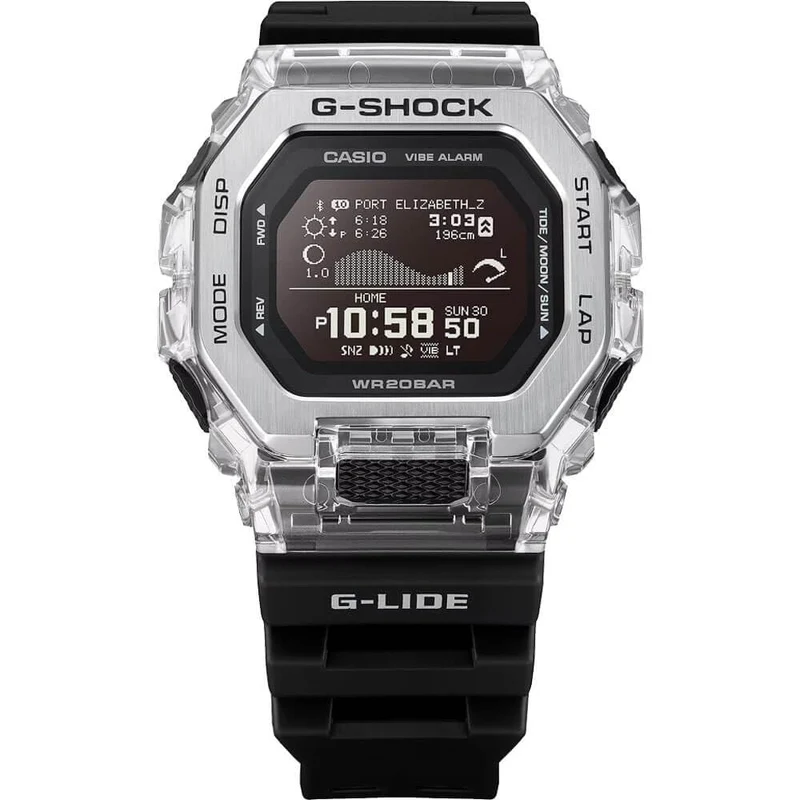 Casio G-Shock GBX100S-1 G-Lide Gleaming Wave Serie Uhr - Schwarz