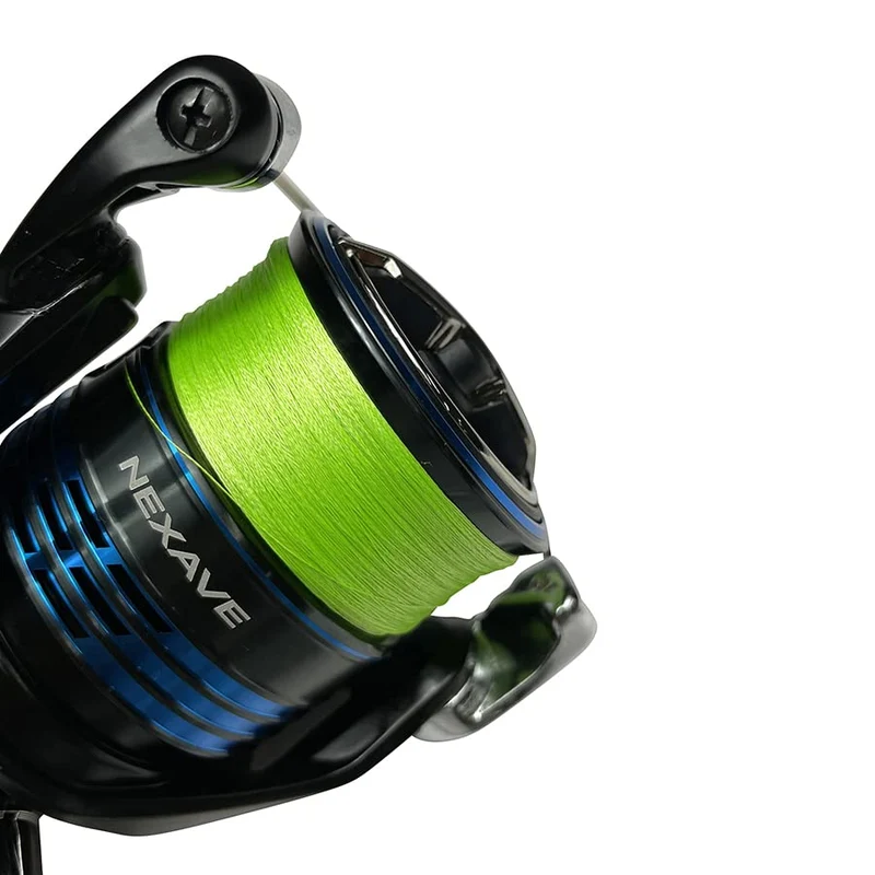 Tsulino Spinnrolle 21 Nexave 2500S mit PE-Schnur (0.8 g, 150 m) 829950 Schwarz x Blau
