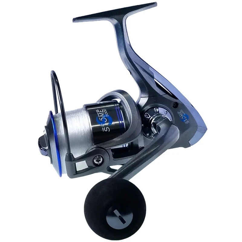 Riseway STORM 5000 Spinnrolle mit 200 m #6 Angelschnur inklusive.