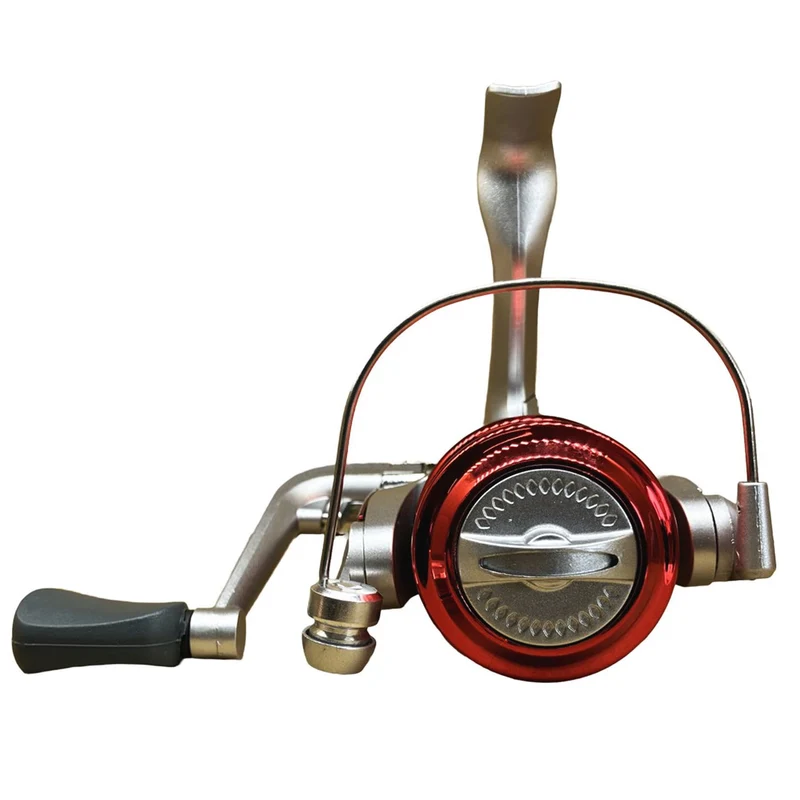 Riseway Basic Spin 3000 Spinnrolle mit 110 m #4 Schnur (Rot)
