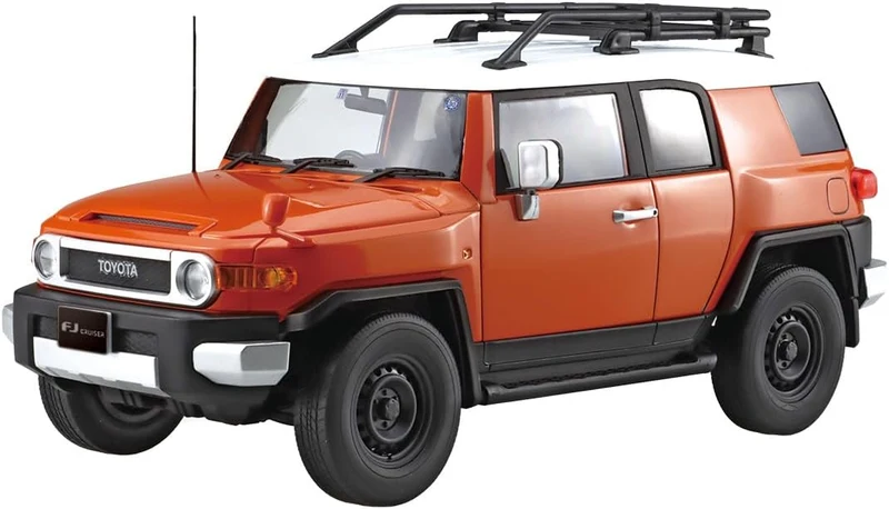 Fujimi NX-25 1/24 Modellauto NEXT Serie Nr. 25 Toyota FJ Cruiser (Zweifarbig Orange/2012)