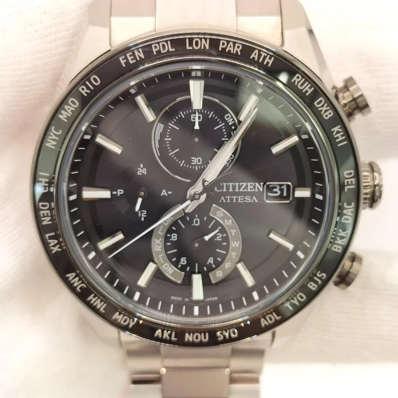 CITIZEN ATTESA Armbanduhr Solar Funkgesteuert H800-00D9D02