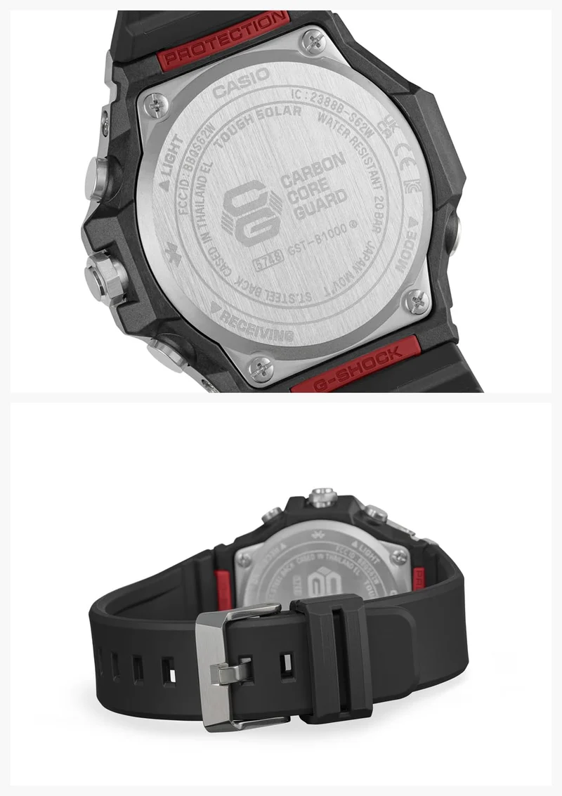 Casio G-SHOCK G-STEEL GST-B1000-1AJF Bluetooth-fähige Tough Solar Uhr (Originalprodukt aus dem Inland)