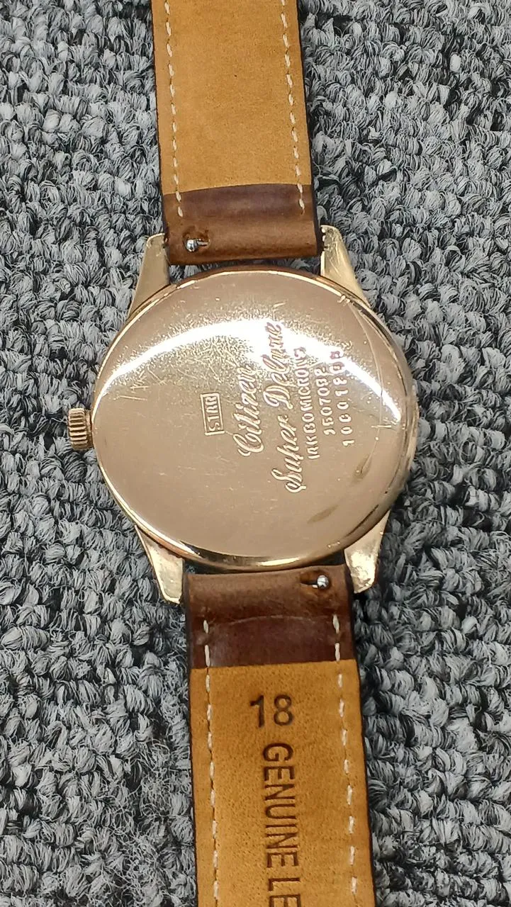 CITIZEN SUPRE DELUX Handaufzugs-Armbanduhr 1507092