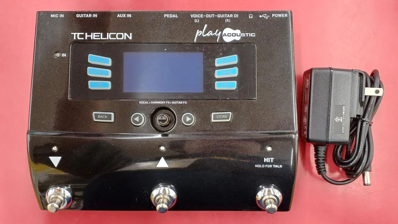 TC-HELICON Gesangseffektpedal: PLAYACOUSTIC