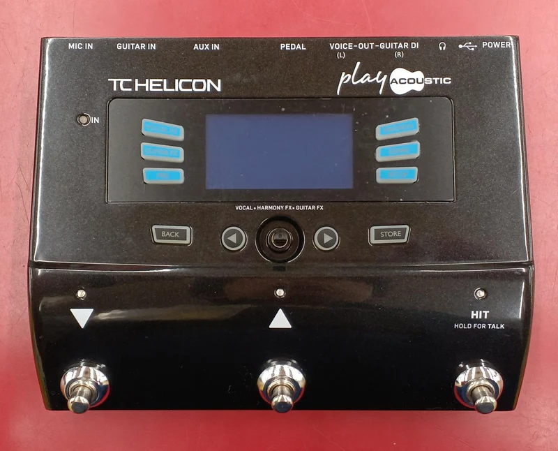 TC-HELICON Gesangseffektpedal: PLAYACOUSTIC