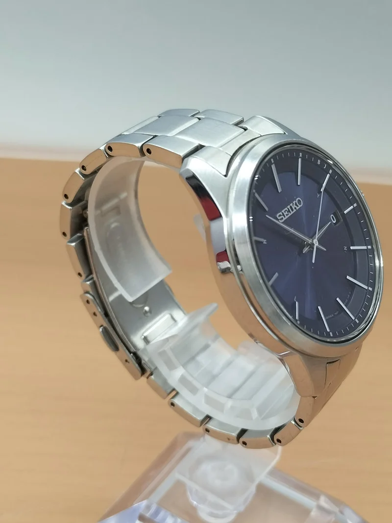 SEIKO Funkgesteuerte Solar-Armbanduhr SBTM253