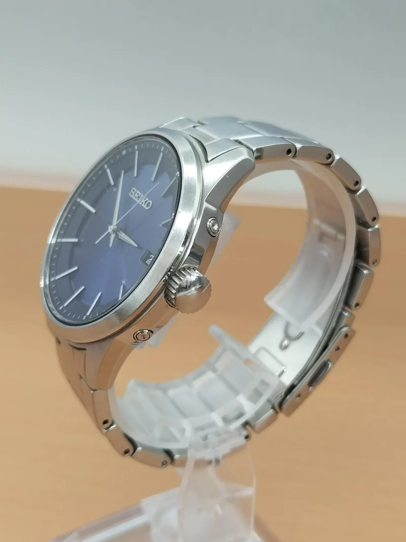 SEIKO Funkgesteuerte Solar-Armbanduhr SBTM253