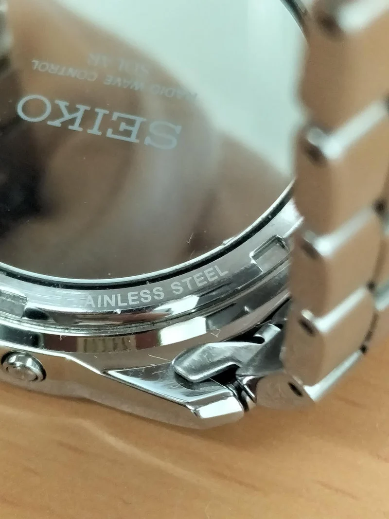 SEIKO Funkgesteuerte Solar-Armbanduhr SBTM253