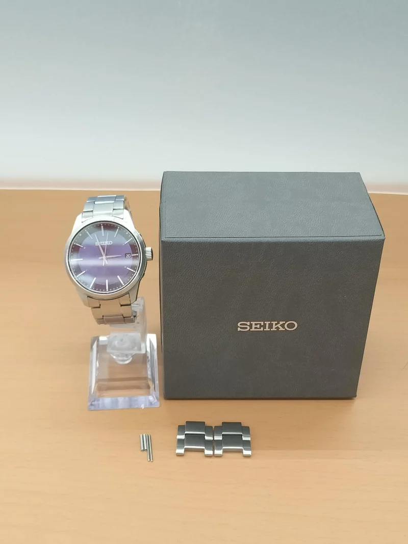 SEIKO Funkgesteuerte Solar-Armbanduhr SBTM253