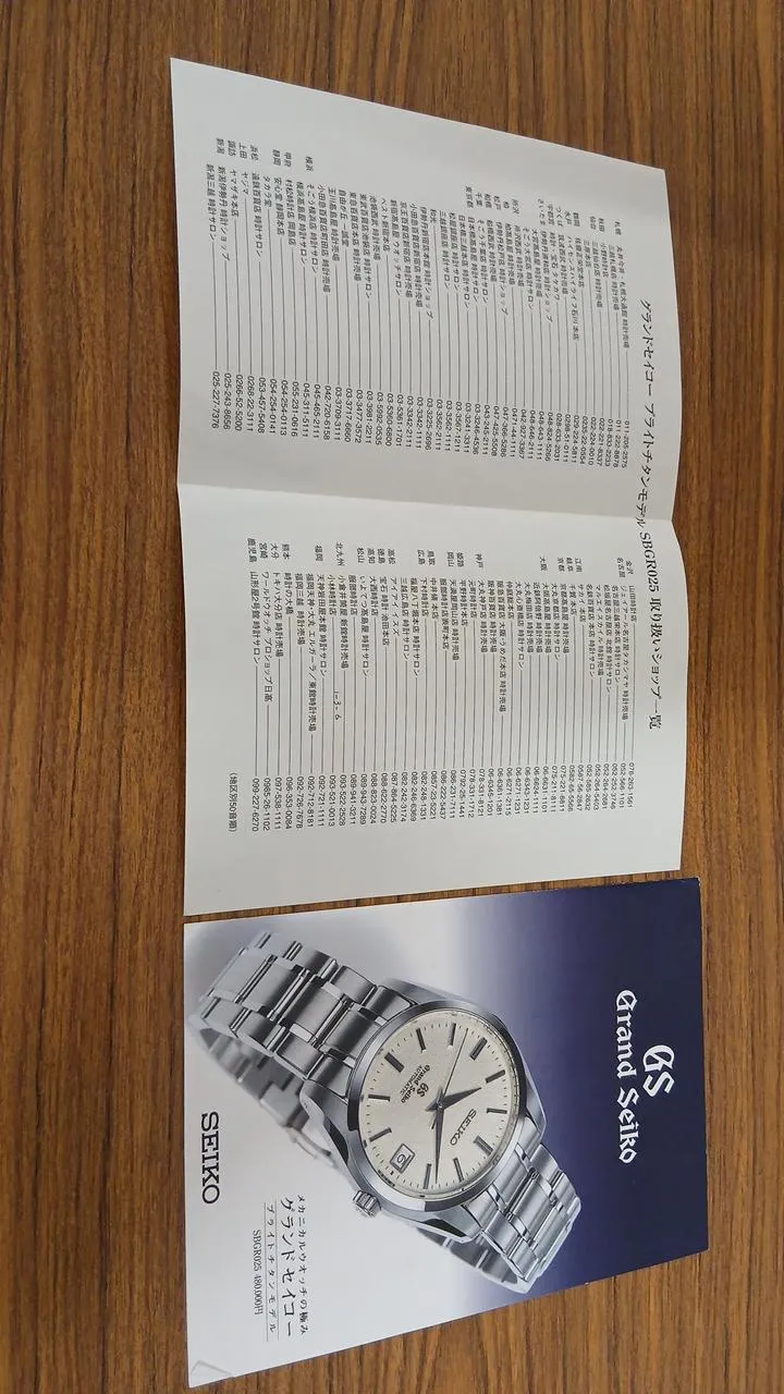 SEIKO GRANDSEIKO SBGR025