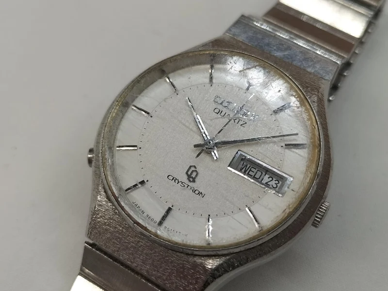 [SCHROTT] CITIZEN Uhr CRYSTRON / 4-86102Y