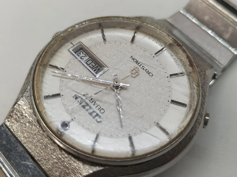 [SCHROTT] CITIZEN Uhr CRYSTRON / 4-86102Y