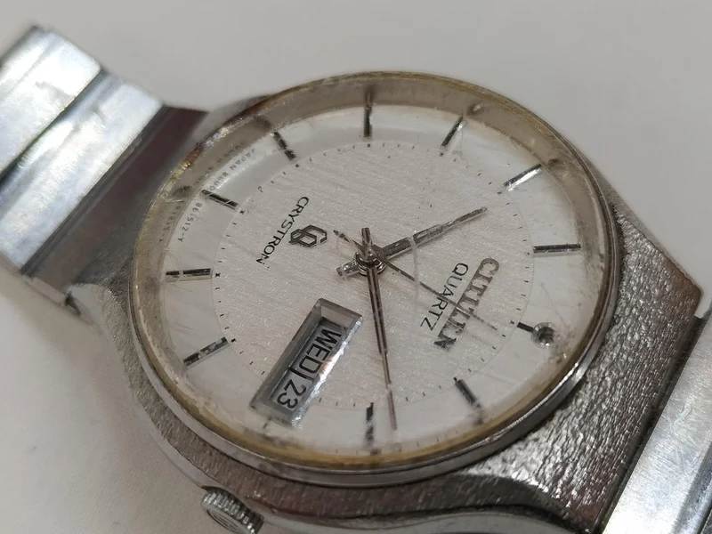 [SCHROTT] CITIZEN Uhr CRYSTRON / 4-86102Y