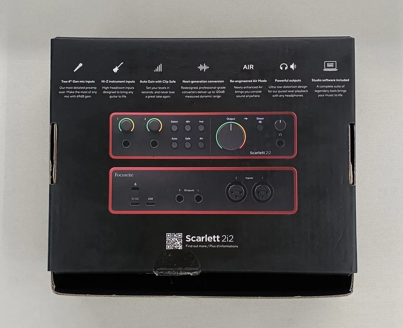 FOCUSRITE Audio-Interface: SCARLETT 2I2 GEN4