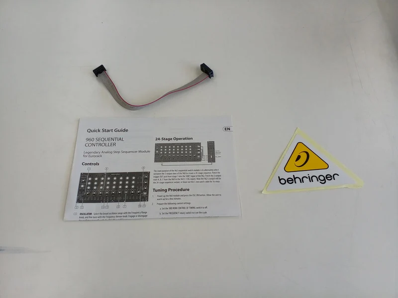 BEHRINGER Sequenzermodul 960 SEQUENZIELLE STEUERUNG