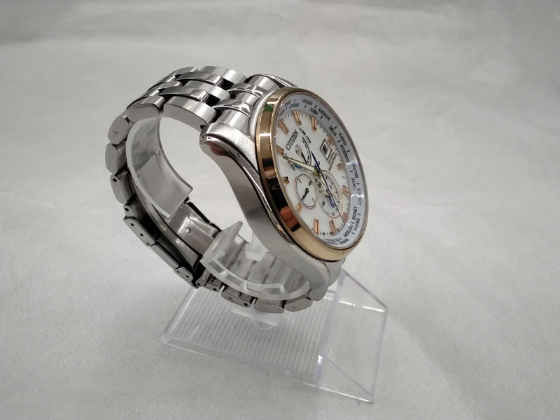 CITIZEN Solar-Funkarmbanduhr Atessa Double Direct Flight AT9060-54L