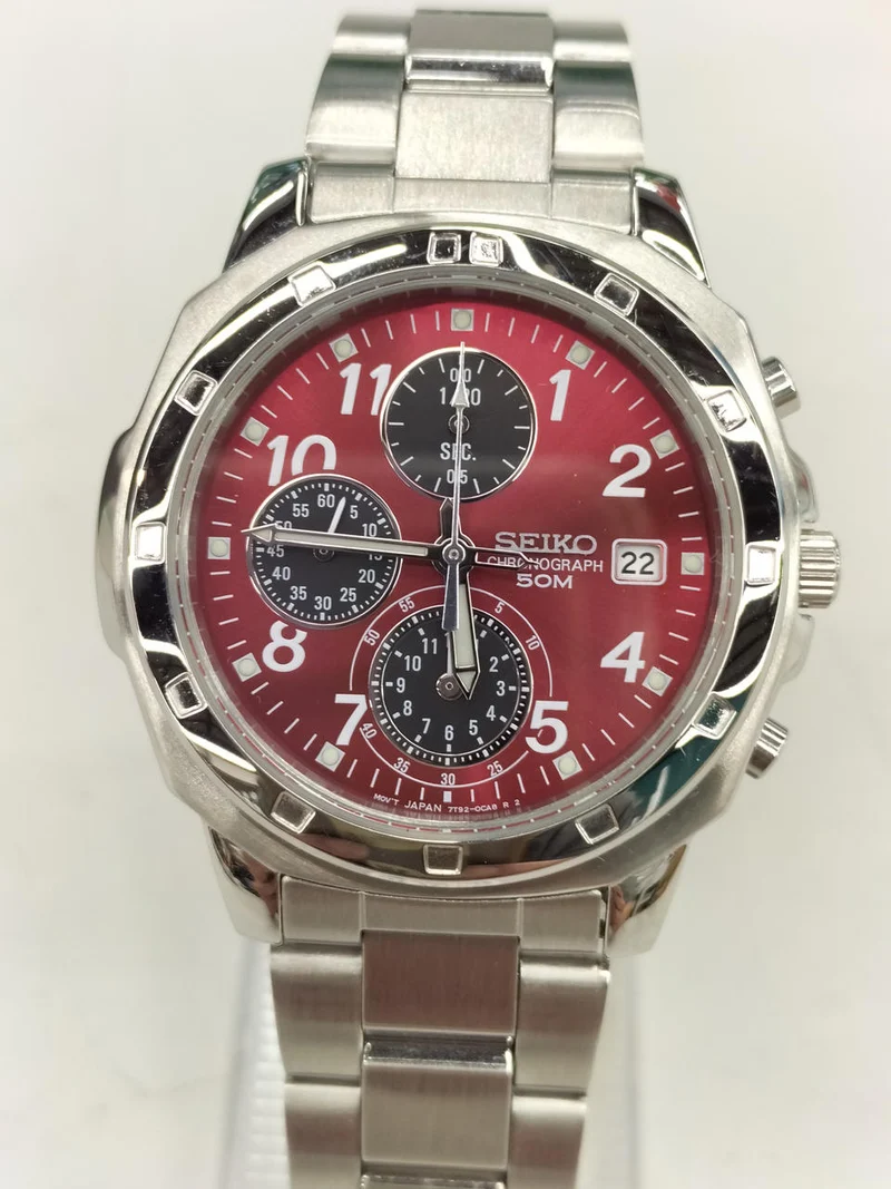 SEIKO Quarz-Armbanduhr 7T92-0CA