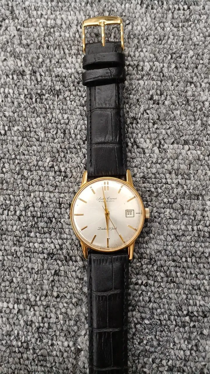 SEIKO CRONOS SELF DATER Handaufzugs-Armbanduhr J15010E
