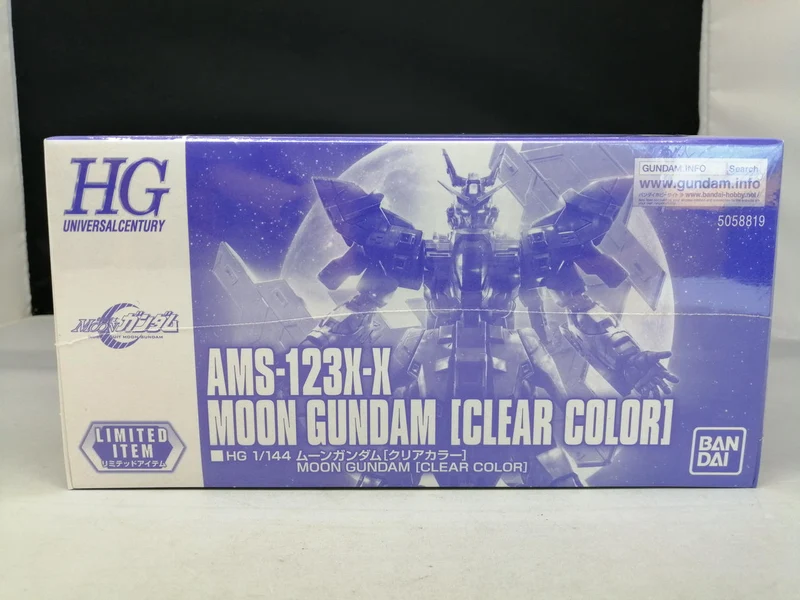 BANDAI HGUC Moon Gundam (Transparente Farbe) AMS-123X-X