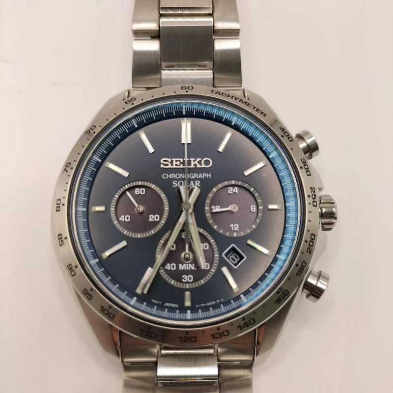 SEIKO Chronograph Solar Armbanduhr V175-0FA0