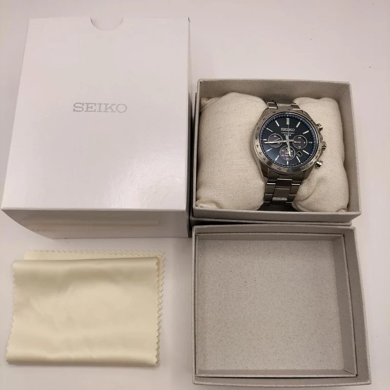 SEIKO Chronograph Solar Armbanduhr V175-0FA0
