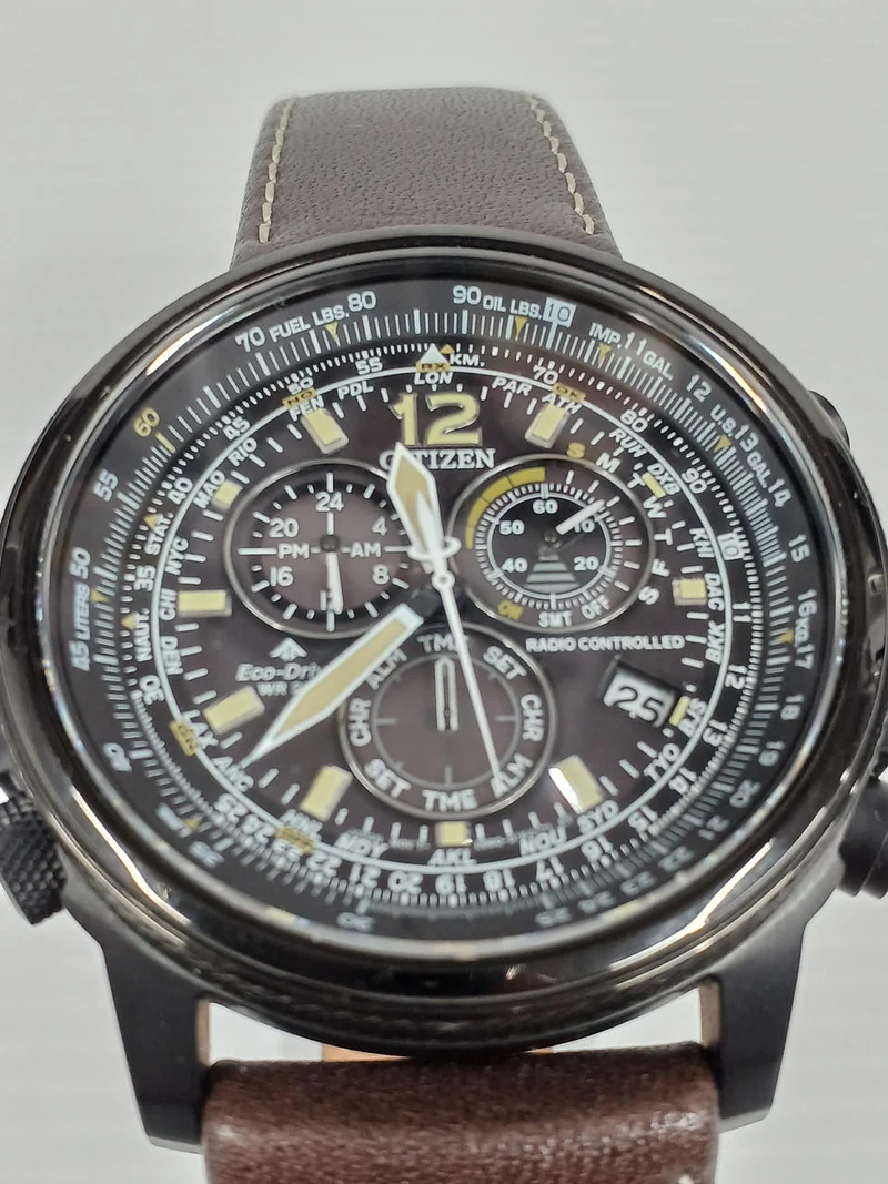 CITIZEN Piloten-Chronographen-Armbanduhr CB5865-15E