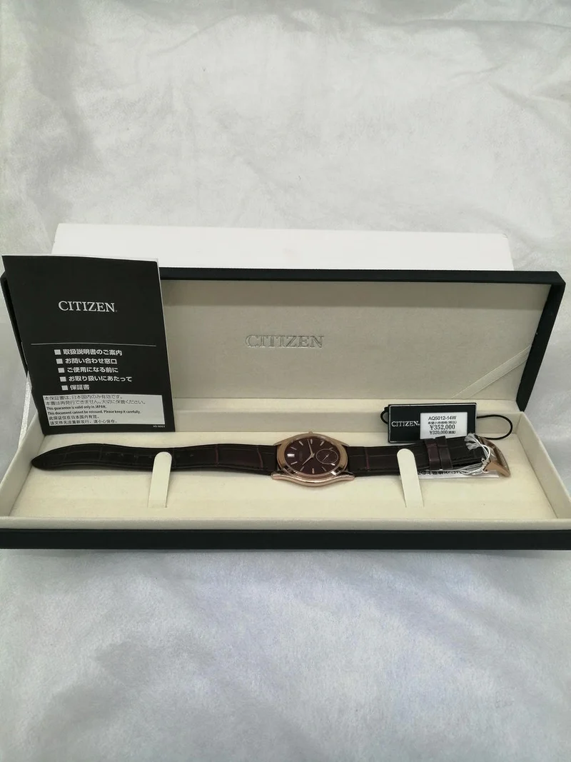 CITIZEN Limitierte Auflage von 200 Solar-Armbanduhren AQ5012-14W/8845-A5VHS03