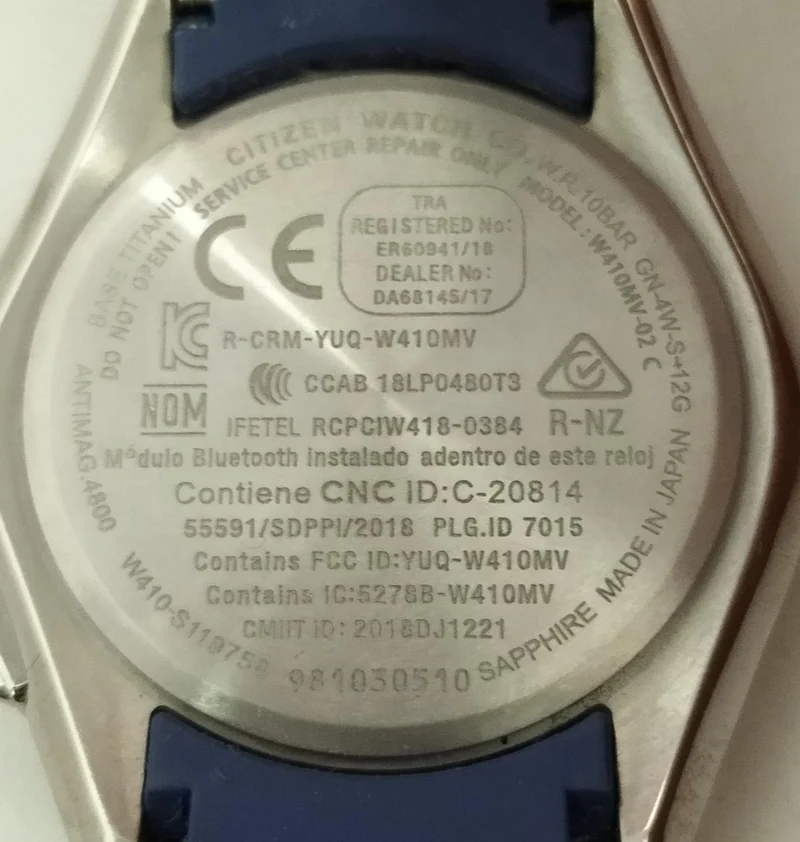 CITIZEN Solar W410-S119758