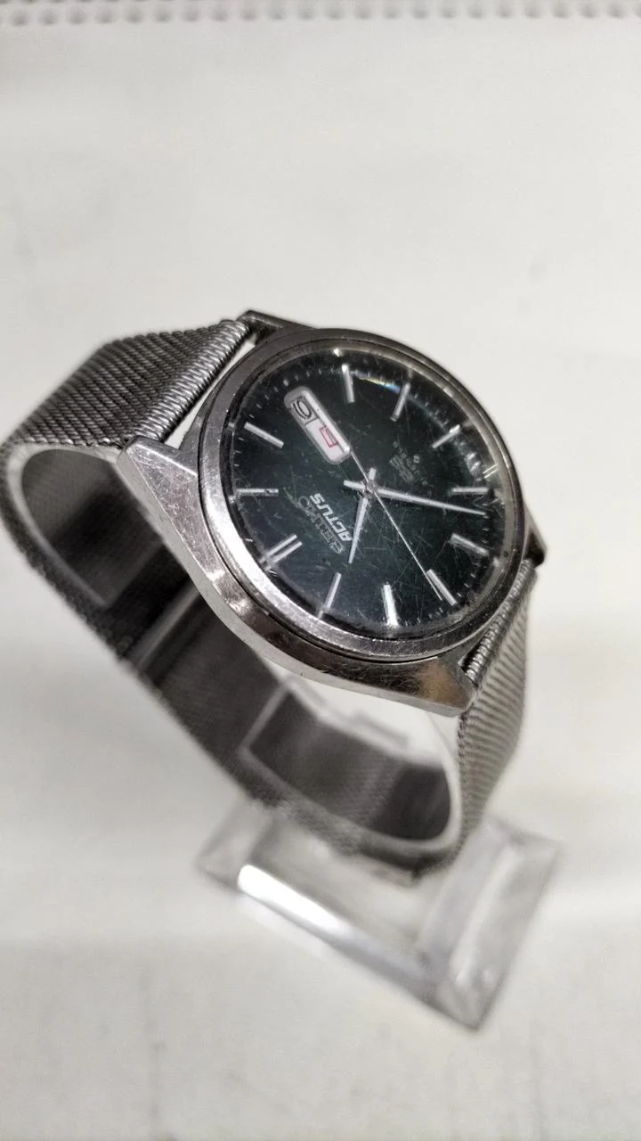 [SCHROTT] SEIKO Automatik (Schrott) 6306-8020 Zifferblatt nicht korrekt ausgerichtet und viele Kratzer