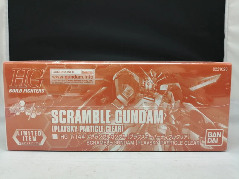 BANDAI HGBF Scramble Gundam Plavsky Particle Clear Gundam Build Fighters Try