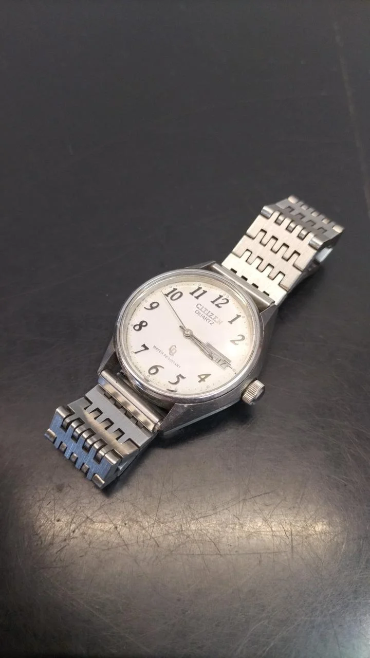 CITIZEN Quarz-Armbanduhr GN-4W-S 4-730038 *Zifferblatt vergilbt