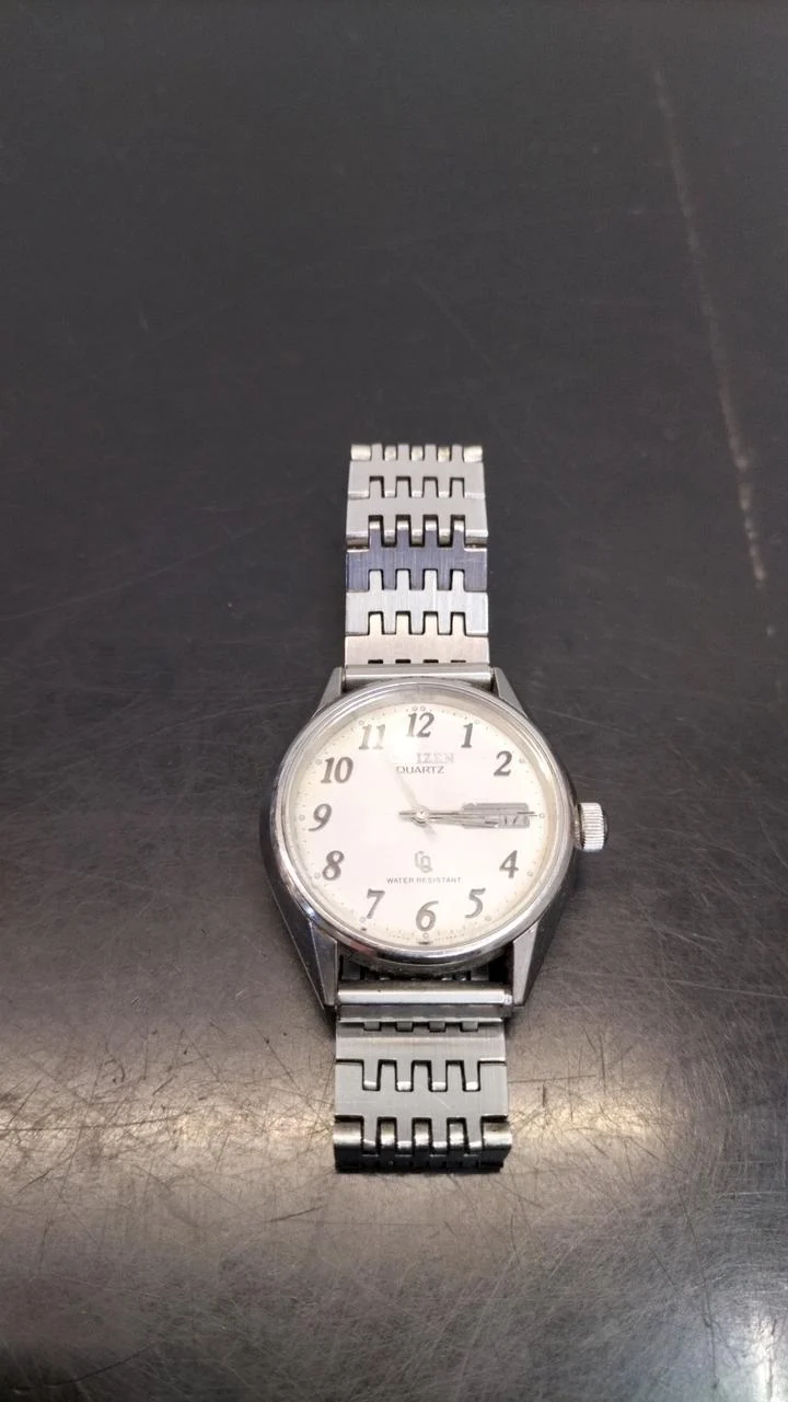 CITIZEN Quarz-Armbanduhr GN-4W-S 4-730038 *Zifferblatt vergilbt