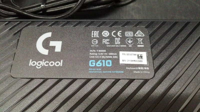 LOGICOOL Gaming-Tastatur G610