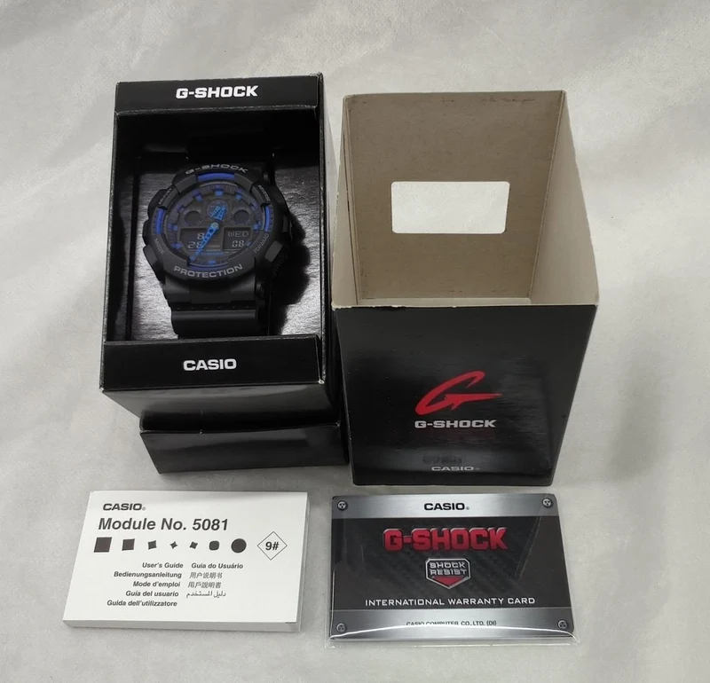 CASIO Quartz G-SHOCK GA-100-1A2DR