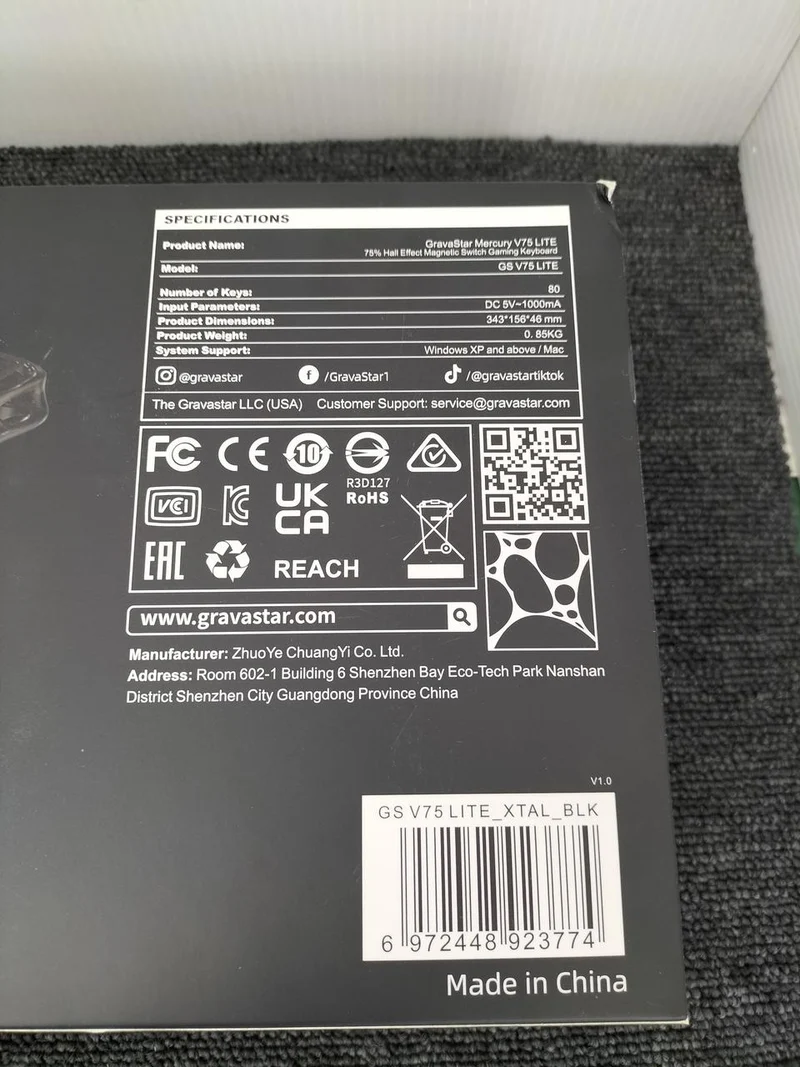 GRAVASTAR Gaming-Tastatur GS V75 LITE