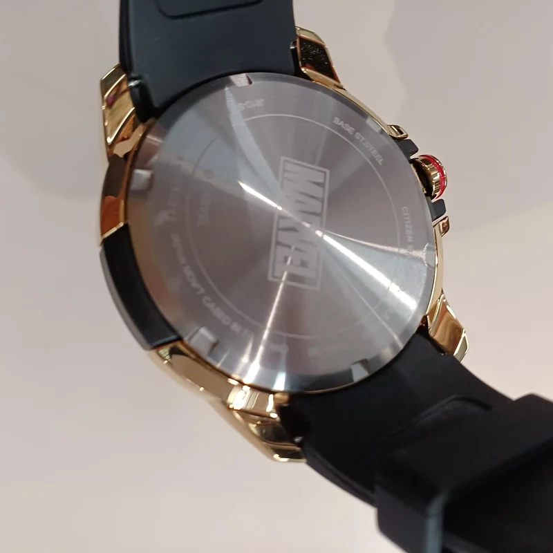CITIZEN MARVEL THE AVENGERS aw1155-03w / Schwarz × Gold