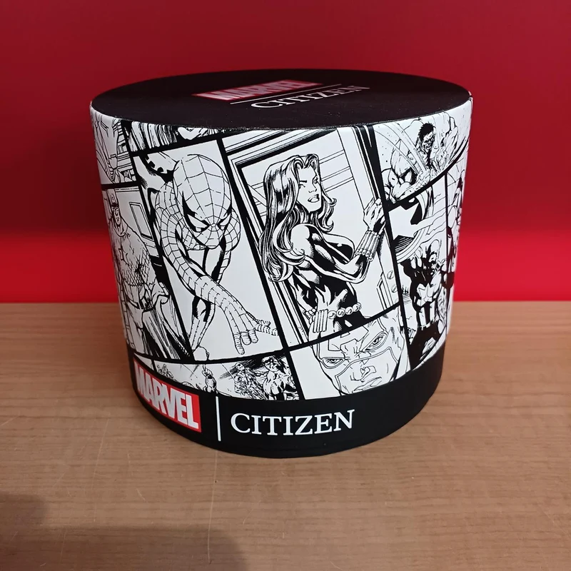 CITIZEN MARVEL THE AVENGERS aw1155-03w / Schwarz × Gold