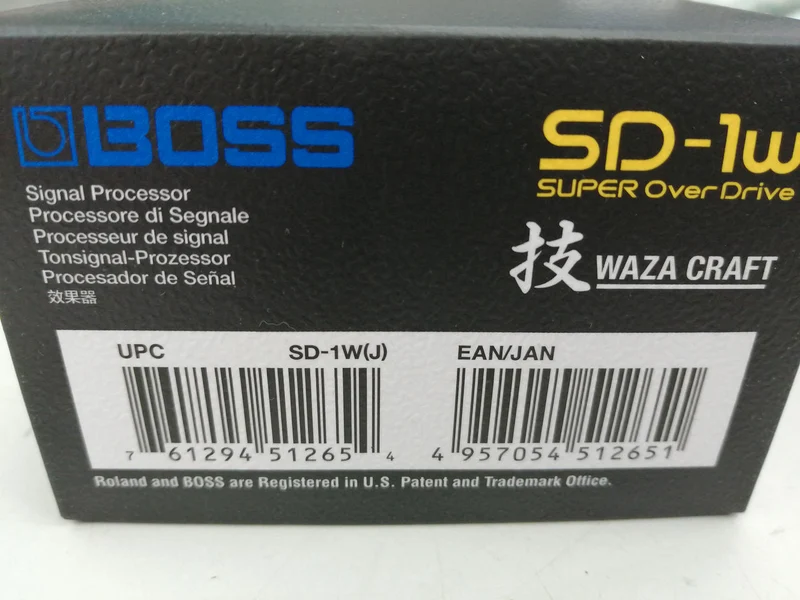 BOSS ☆Geöffnet und unbenutzt☆ SD-1W