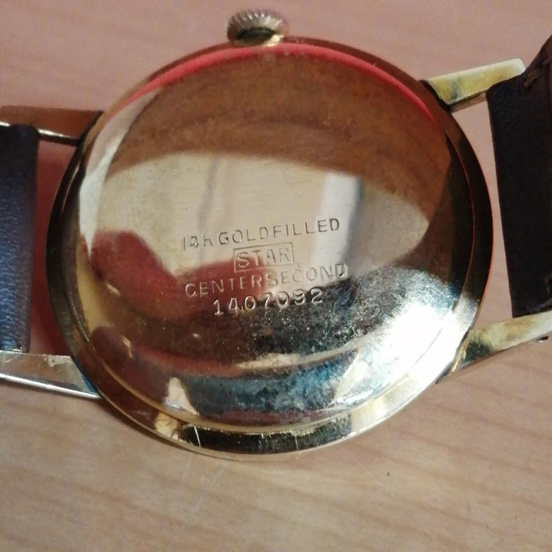 CITIZEN PARA SHOCK PHYNOX 17JEWELS / Riemen Aftermarket / 14K Goldfield / 14