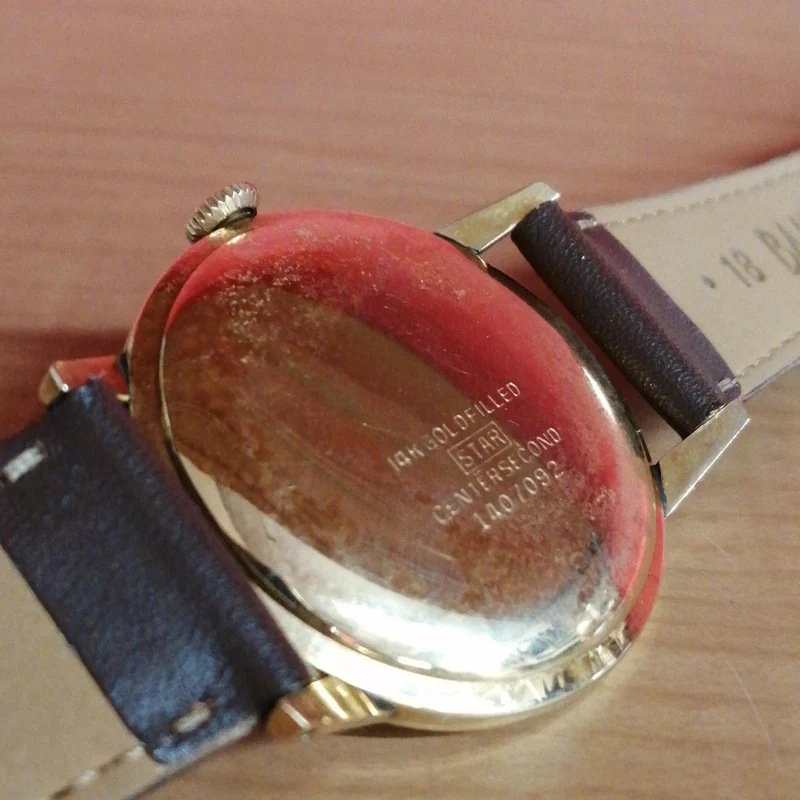 CITIZEN PARA SHOCK PHYNOX 17JEWELS / Riemen Aftermarket / 14K Goldfield / 14