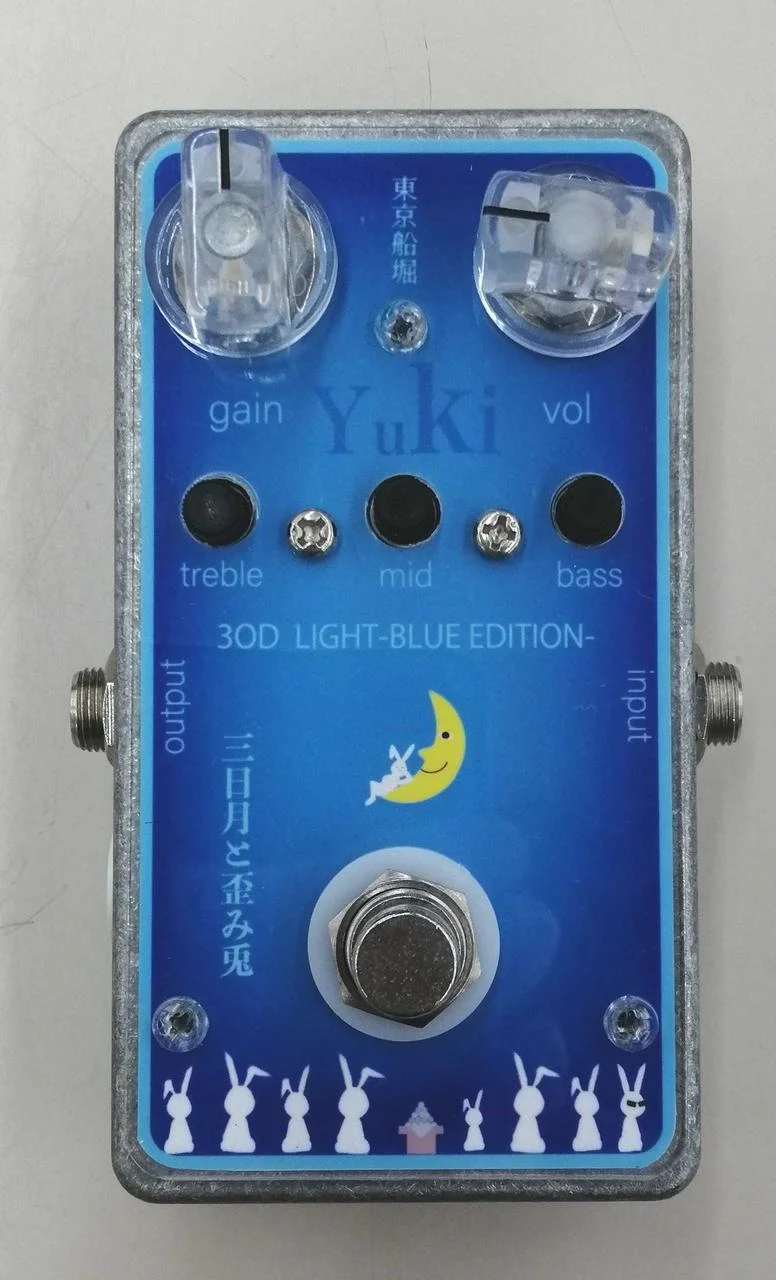 YUKI Effektpedal 3OD LIGIT-BLUE EDITION