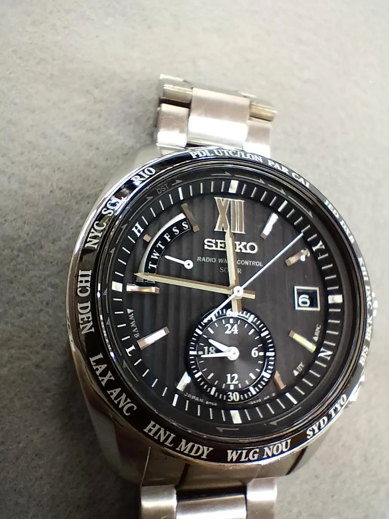 SEIKO Solar-Armbanduhr Seiko Brights 8B54-0AW0