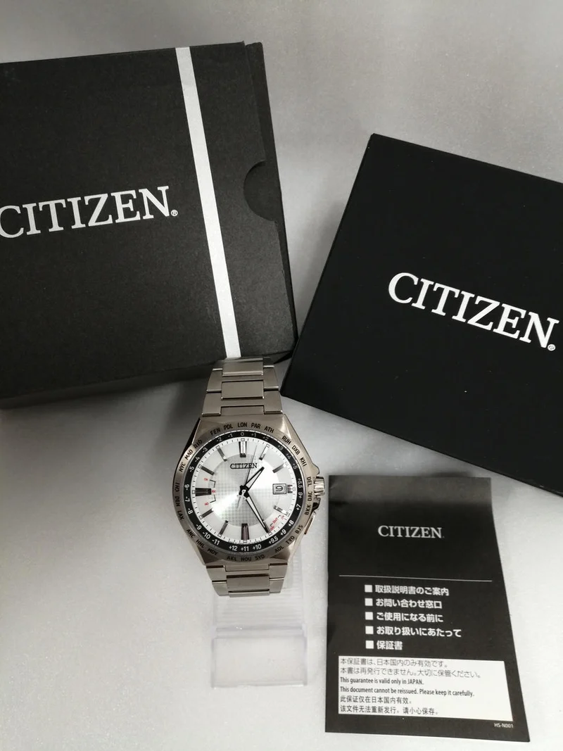 CITIZEN Solar-Funkuhr CB0210-54A H145-S122601