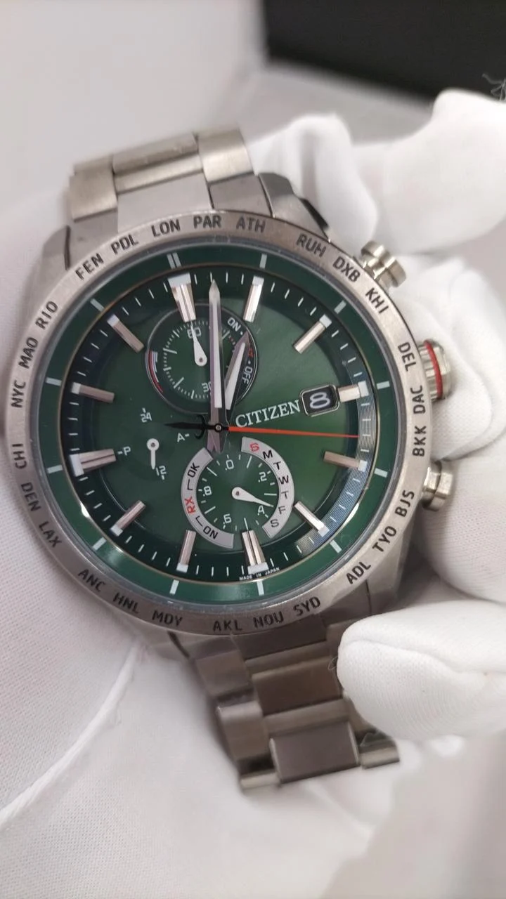 CITIZEN Solar-Funkarmbanduhr Atessa Actrine H800-T027016
