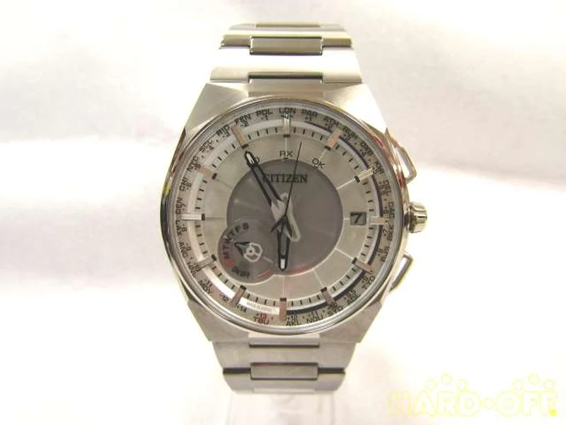 CITIZEN Quarz-Analog-Armbanduhr Eco-Drive Titanium mit Box, Bedienungsanleitung und Gliedern